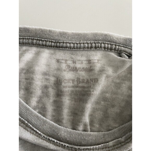 Venice Burnout Lucky Brand Timbear Tee Men S Casual Lightweight Everyday Wear - Picture 4 of 7